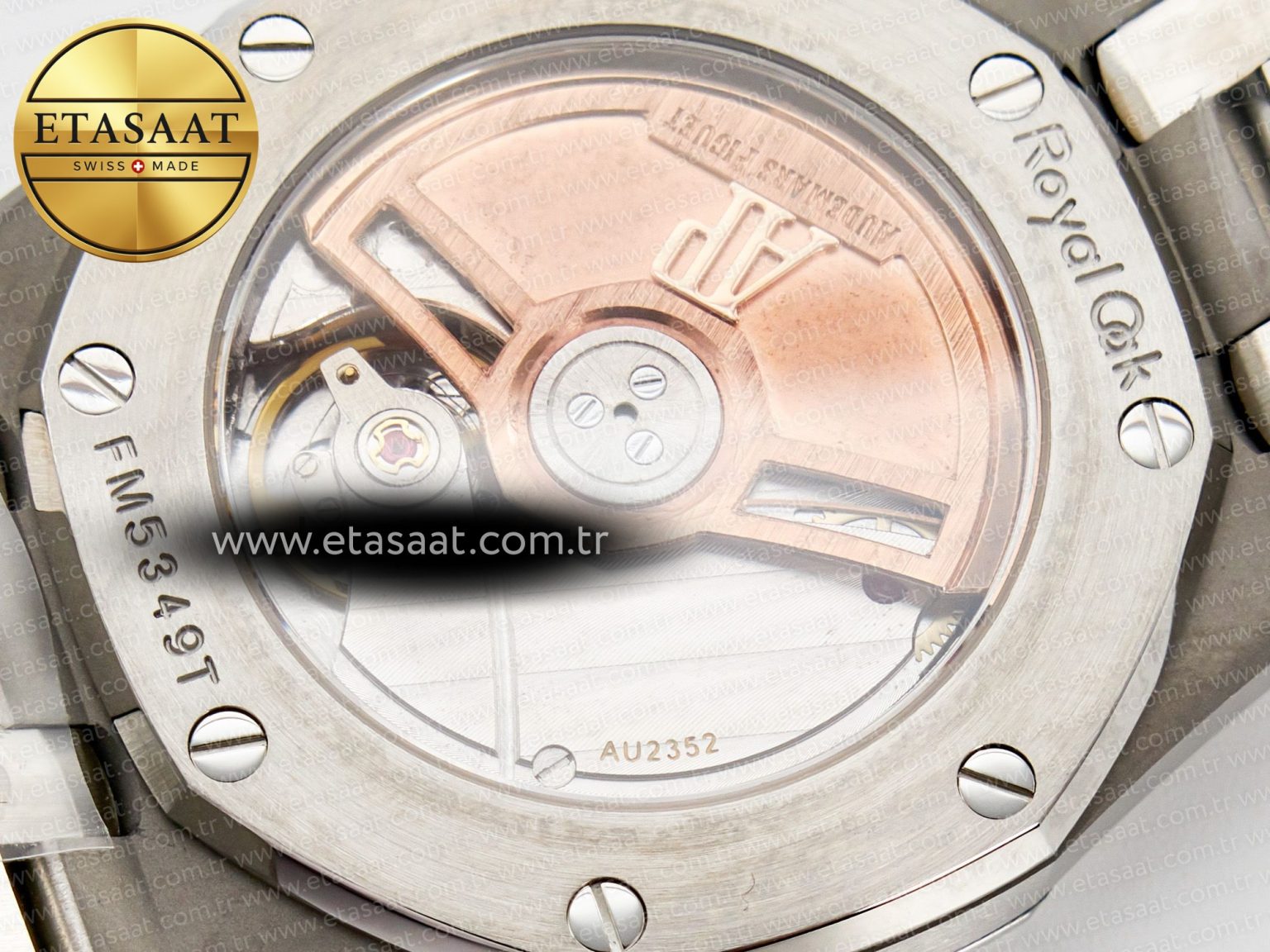 Royal Oak 34mm SS ZF 1:1 Best Edition White Textured Dial on SS Bracelet A5800 - Görsel 18