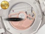 Royal Oak 34mm SS ZF 1:1 Best Edition White Textured Dial on SS Bracelet A5800 - Görsel 19