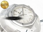 Royal Oak 34mm SS ZF 1:1 Best Edition White Textured Dial on SS Bracelet A5800 - Görsel 7