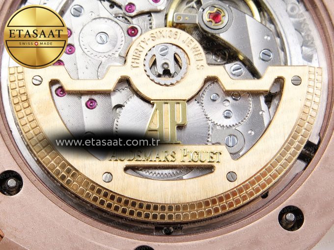 Royal Oak 39mm 15202 RG IPF 1:1 Best Edition Blue Textured Dial on RG Bracelet A2121 - Görsel 21
