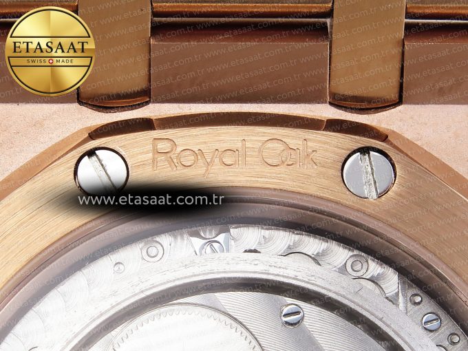 Royal Oak 39mm 15202 RG IPF 1:1 Best Edition Blue Textured Dial on RG Bracelet A2121 - Görsel 24