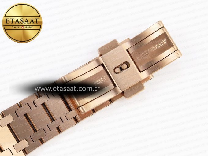 Royal Oak 39mm 15202 RG IPF 1:1 Best Edition Blue Textured Dial on RG Bracelet A2121 - Görsel 31