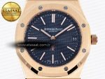 Royal Oak 39mm 15202 RG IPF 1:1 Best Edition Blue Textured Dial on RG Bracelet A2121 - Görsel 4