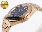 Royal Oak 39mm 15202 RG IPF 1:1 Best Edition Blue Textured Dial on RG Bracelet A2121 - Görsel 8