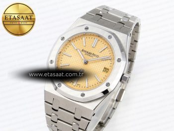 Royal Oak 39mm 15202 SS IPF 1:1 Best Edition Yellow Textured Dial on SS Bracelet A2121