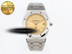Audemars Piguet 15202  Yellow Textured Dial on SS A2121 - Görsel 3