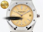 Audemars Piguet 15202  Yellow Textured Dial on SS A2121 - Görsel 4