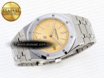 Audemars Piguet 15202  Yellow Textured Dial on SS A2121 - Görsel 7