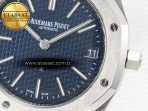 Royal Oak 39mm 15202 SS ZF 1:1 Best Edition Blue Textured Dial on SS Bracelet A2121 V2 - Görsel 12