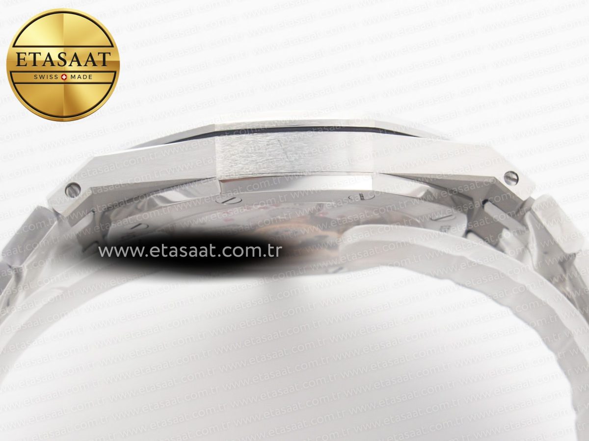 Royal Oak 39mm 15202 SS ZF 1:1 Best Edition Blue Textured Dial on SS Bracelet A2121 V2 - Görsel 14
