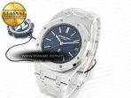 Royal Oak 39mm 15202 SS ZF 1:1 Best Edition Blue Textured Dial on SS Bracelet A2121 V2 - Görsel 2