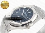Royal Oak 39mm 15202 SS ZF 1:1 Best Edition Blue Textured Dial on SS Bracelet A2121 V2 - Görsel 6