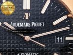 Audemars Piguet Royal 15400  Black Leather Strap SA3120 - Görsel 10