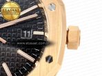 Audemars Piguet Royal 15400  Black Leather Strap SA3120 - Görsel 11