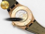 Audemars Piguet Royal 15400  Black Leather Strap SA3120 - Görsel 17