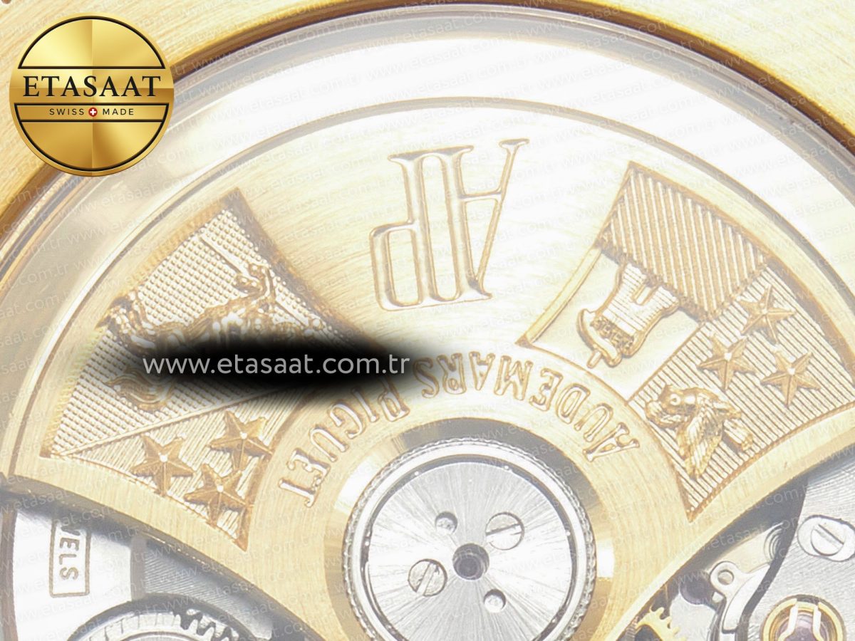 Audemars Piguet Royal 15400  Black Leather Strap SA3120 - Görsel 19