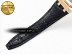 Audemars Piguet Royal 15400  Black Leather Strap SA3120 - Görsel 23