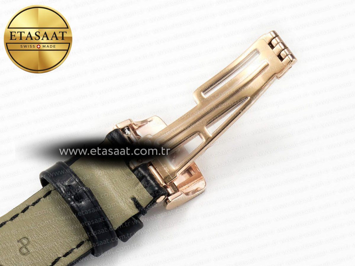 Audemars Piguet Royal 15400  Black Leather Strap SA3120 - Görsel 26