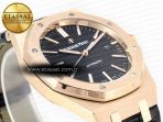 Audemars Piguet Royal 15400  Black Leather Strap SA3120 - Görsel 6