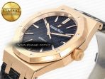 Audemars Piguet Royal 15400  Black Leather Strap SA3120 - Görsel 7