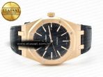 Audemars Piguet Royal 15400  Black Leather Strap SA3120 - Görsel 9
