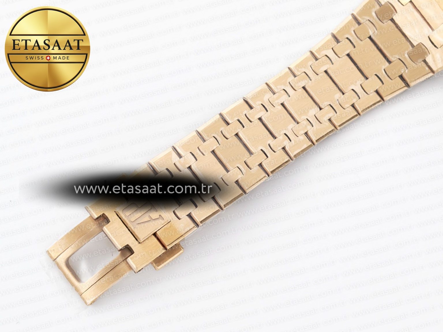 Royal Oak 41mm 15400 RG ZF 1:1 Best Edition Black Textured Dial on RG Bracelet V2 SA3120 Super Clone - Görsel 23