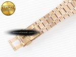 Royal Oak 41mm 15400 RG ZF 1:1 Best Edition Black Textured Dial on RG Bracelet V2 SA3120 Super Clone - Görsel 24