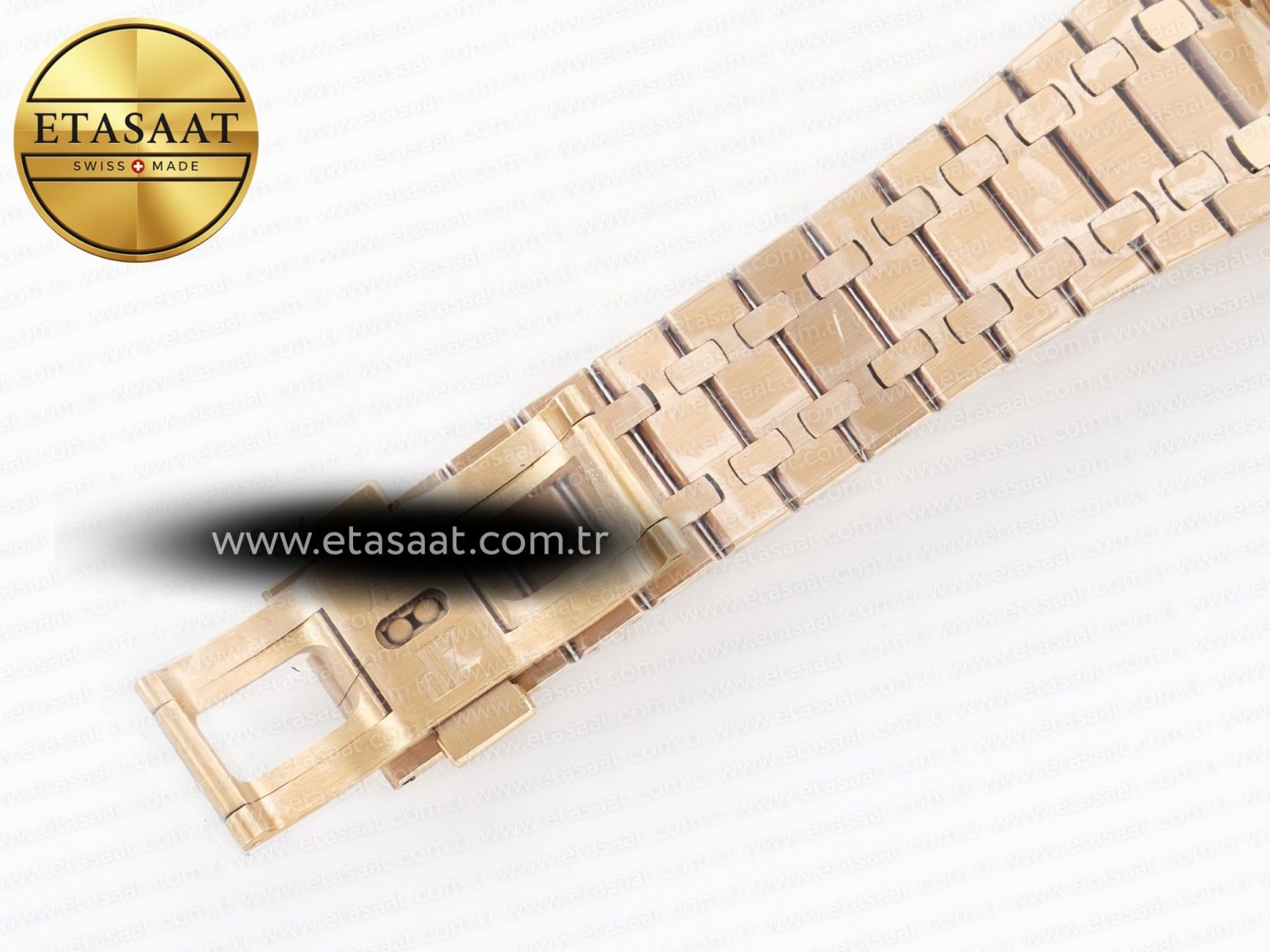 Royal Oak 41mm 15400 RG ZF 1:1 Best Edition Black Textured Dial on RG Bracelet V2 SA3120 Super Clone - Görsel 24