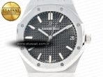 Royal Oak 41mm 15500 SS ZF 1:1 Best Edition Black Textured Dial on SS Bracelet SA4302 Super Clone V3 - Görsel 4