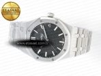 Royal Oak 41mm 15500 SS ZF 1:1 Best Edition Black Textured Dial on SS Bracelet SA4302 Super Clone V3 - Görsel 9