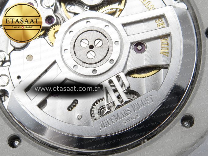 Royal Oak 41mm 15510BC SS ZF 1:1 Best Edition Ice Blue Crystal Dial on SS Bracelet SA4302 Super Clone V3 - Görsel 15