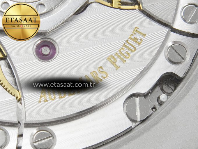 Royal Oak 41mm 15510BC SS ZF 1:1 Best Edition Ice Blue Crystal Dial on SS Bracelet SA4302 Super Clone V3 - Görsel 17