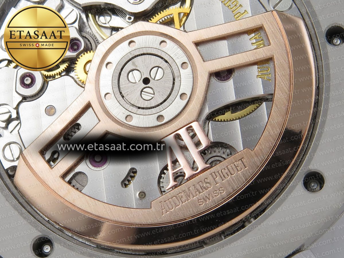 Audemars Piguet Royal Oak 15510BC Ice Blue Textured Dial on SS SA4302 - Görsel 15