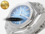 Audemars Piguet Royal Oak 15510BC Ice Blue Textured Dial on SS SA4302 - Görsel 6