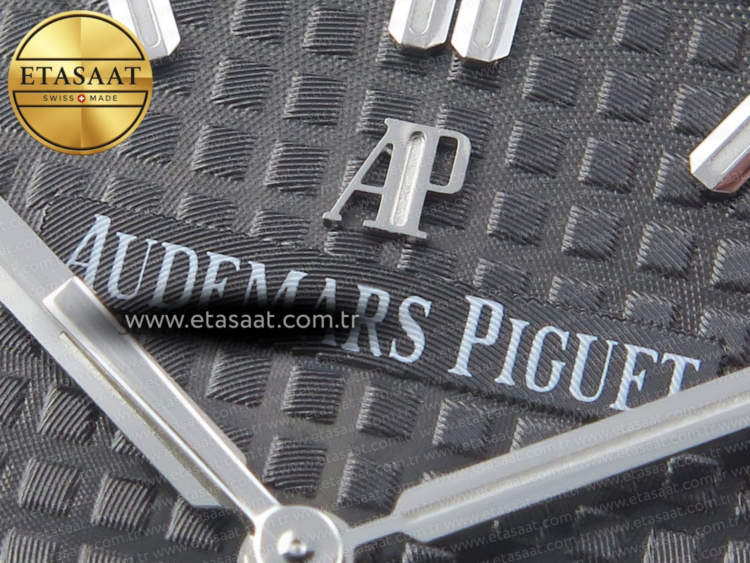 Royal Oak 41MM FROSTED SS APSF 1:1 BEST EDITION GRAY TEXTURED DIAL ON SS BRACELET SA3120 SUPER CLONE - Görsel 12