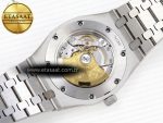 Royal Oak 41MM FROSTED SS APSF 1:1 BEST EDITION GRAY TEXTURED DIAL ON SS BRACELET SA3120 SUPER CLONE - Görsel 19