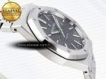 Royal Oak 41MM FROSTED SS APSF 1:1 BEST EDITION GRAY TEXTURED DIAL ON SS BRACELET SA3120 SUPER CLONE - Görsel 9