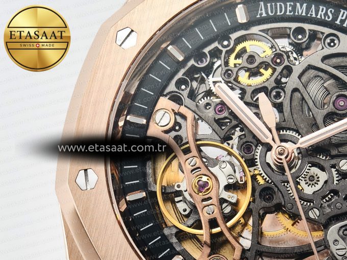 Royal Oak 41mm Openworked 15407 RG THBF 1:1 Best Edition on RG Bracelet SA3132 V2 - Görsel 11