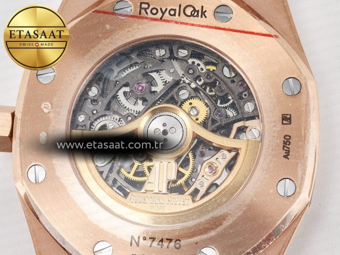 Royal Oak 41mm Openworked 15407 RG THBF 1:1 Best Edition on RG Bracelet SA3132 V2 - Görsel 17