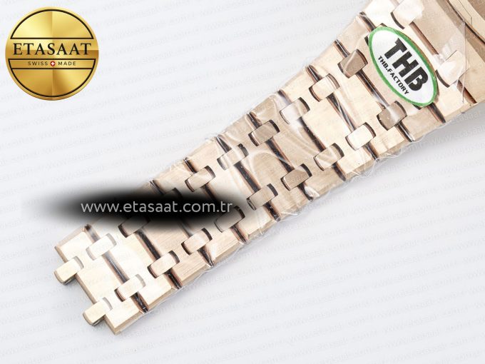 Royal Oak 41mm Openworked 15407 RG THBF 1:1 Best Edition on RG Bracelet SA3132 V2 - Görsel 20