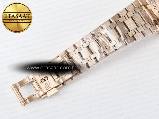 Royal Oak 41mm Openworked 15407 RG THBF 1:1 Best Edition on RG Bracelet SA3132 V2 - Görsel 22
