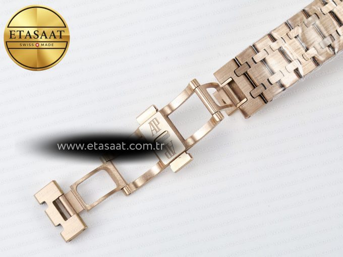 Royal Oak 41mm Openworked 15407 RG THBF 1:1 Best Edition on RG Bracelet SA3132 V2 - Görsel 23