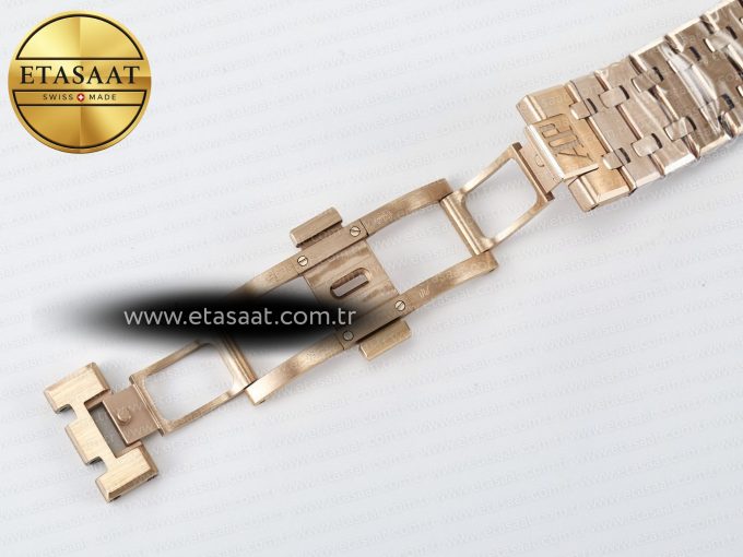Royal Oak 41mm Openworked 15407 RG THBF 1:1 Best Edition on RG Bracelet SA3132 V2 - Görsel 24
