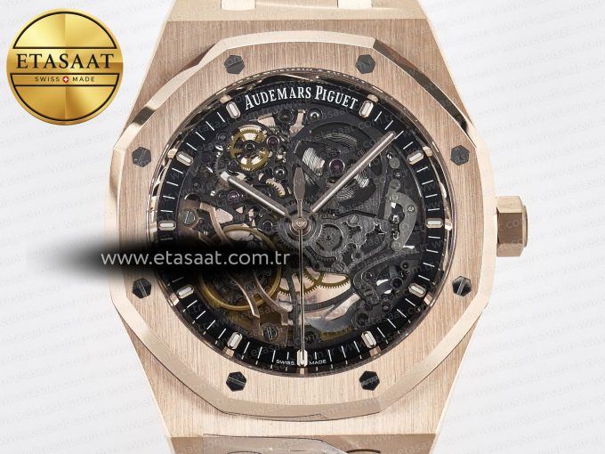 Royal Oak 41mm Openworked 15407 RG THBF 1:1 Best Edition on RG Bracelet SA3132 V2 - Görsel 4