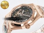 Royal Oak 41mm Openworked 15407 RG THBF 1:1 Best Edition on RG Bracelet SA3132 V2 - Görsel 6