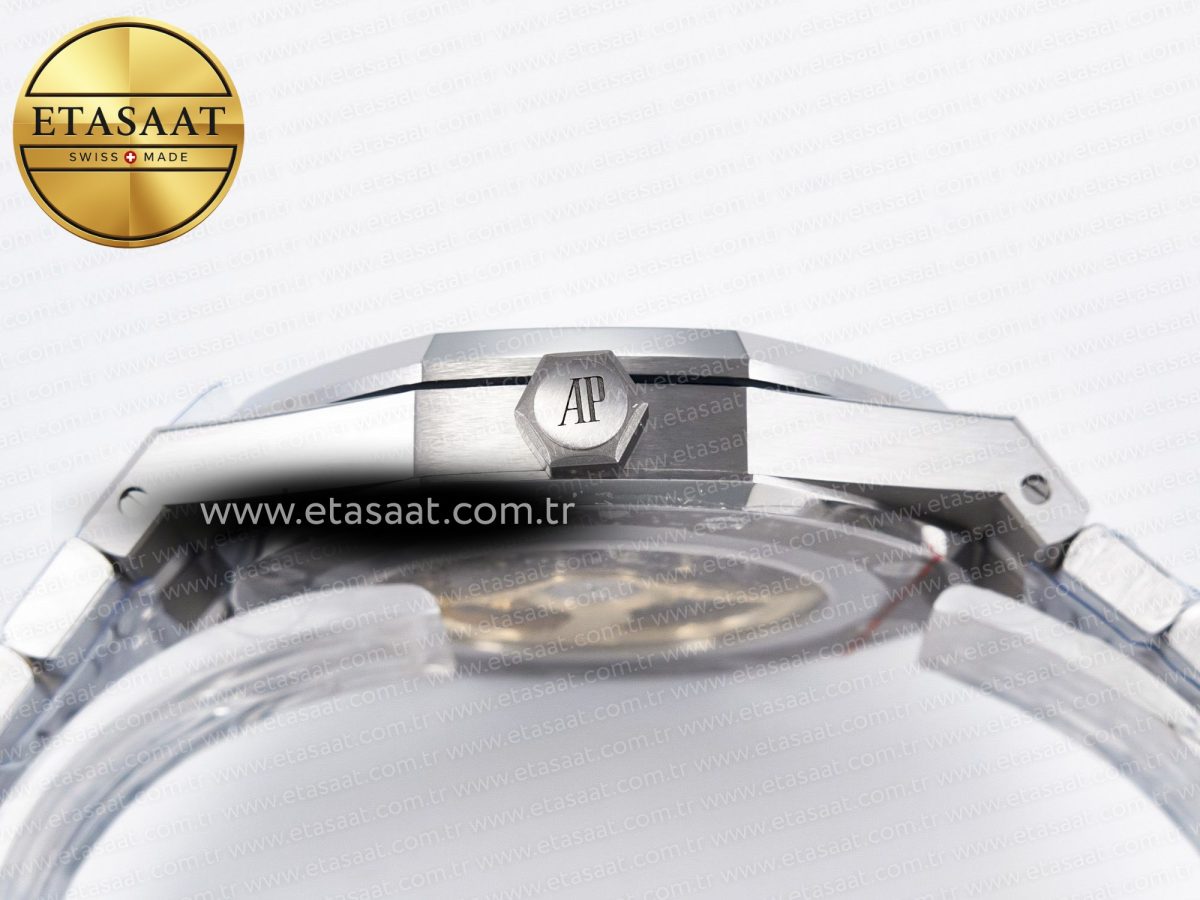 Royal Oak 41mm Openworked 15407 SS THBF 1:1 Best Edition on SS Bracelet SA3132 V2 - Görsel 13