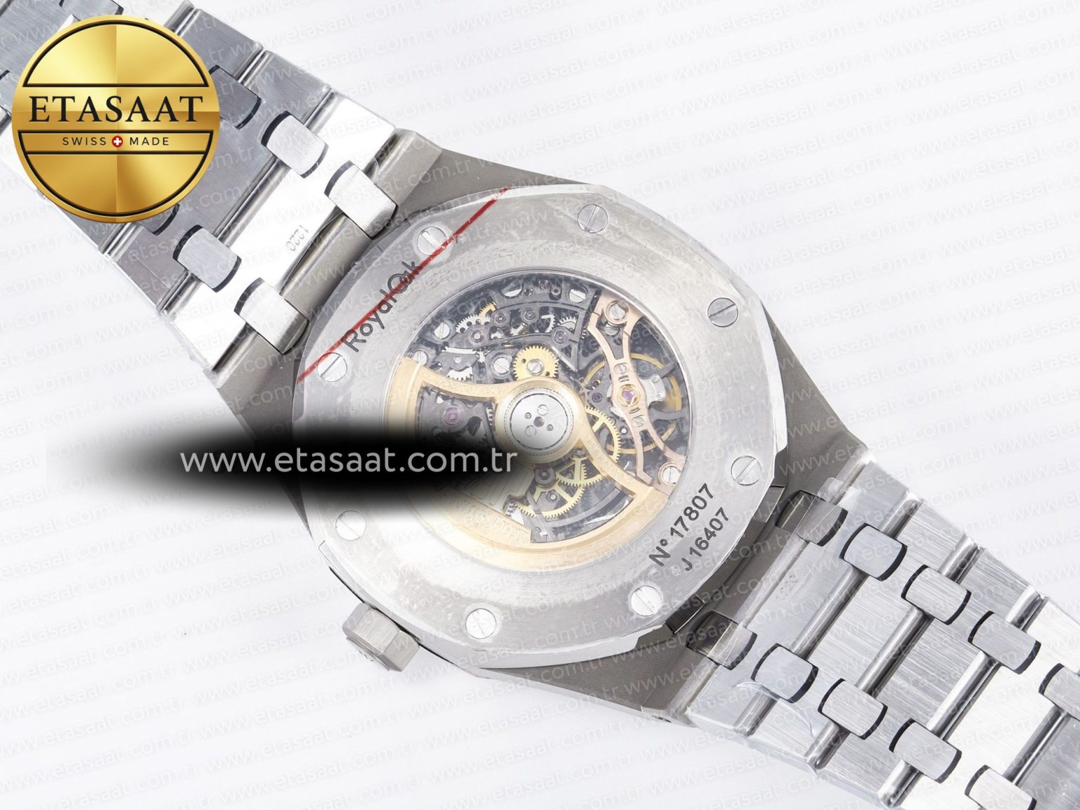 Royal Oak 41mm Openworked 15407 SS THBF 1:1 Best Edition on SS Bracelet SA3132 V2 - Görsel 15