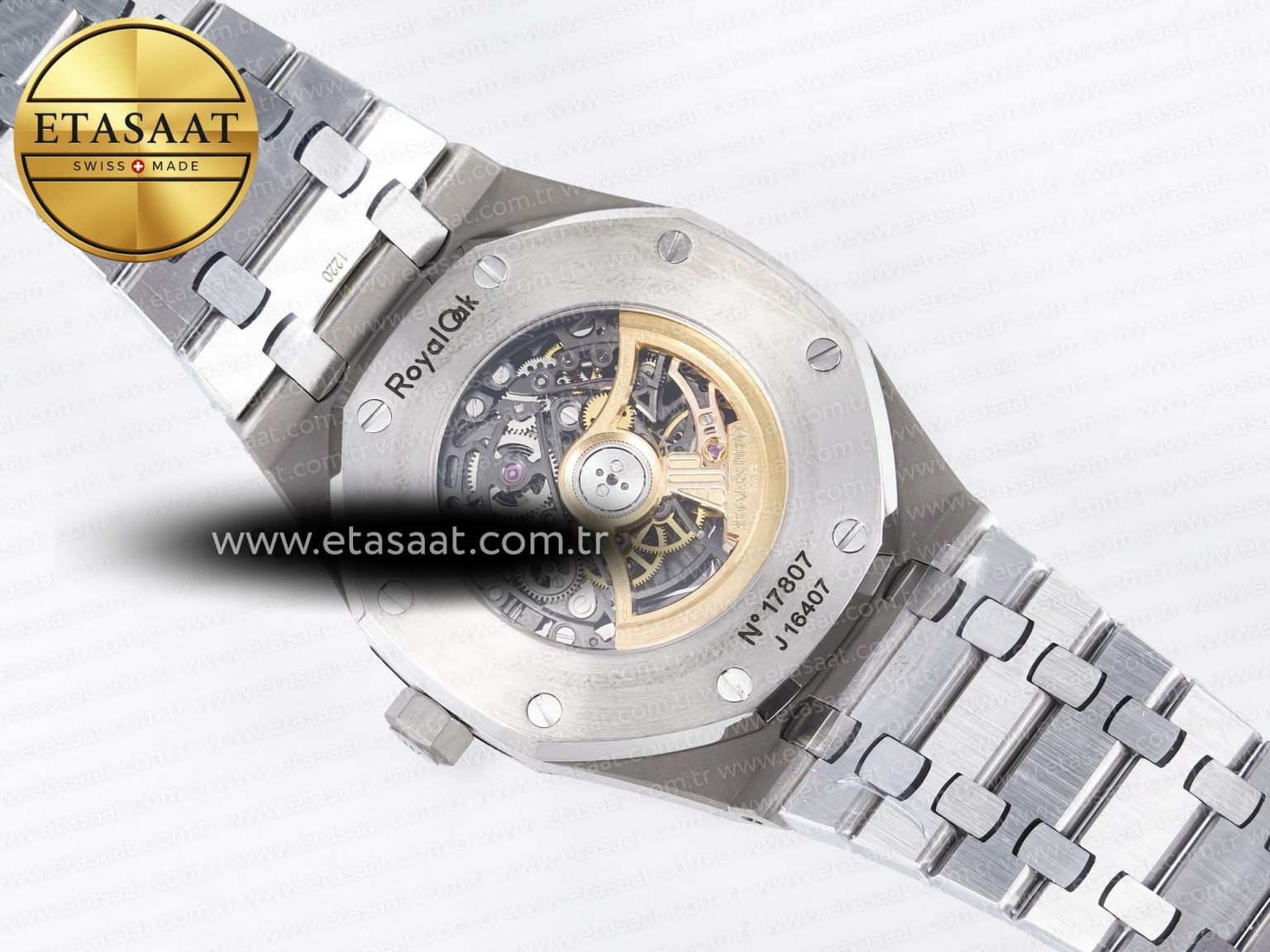 Royal Oak 41mm Openworked 15407 SS THBF 1:1 Best Edition on SS Bracelet SA3132 V2 - Görsel 16