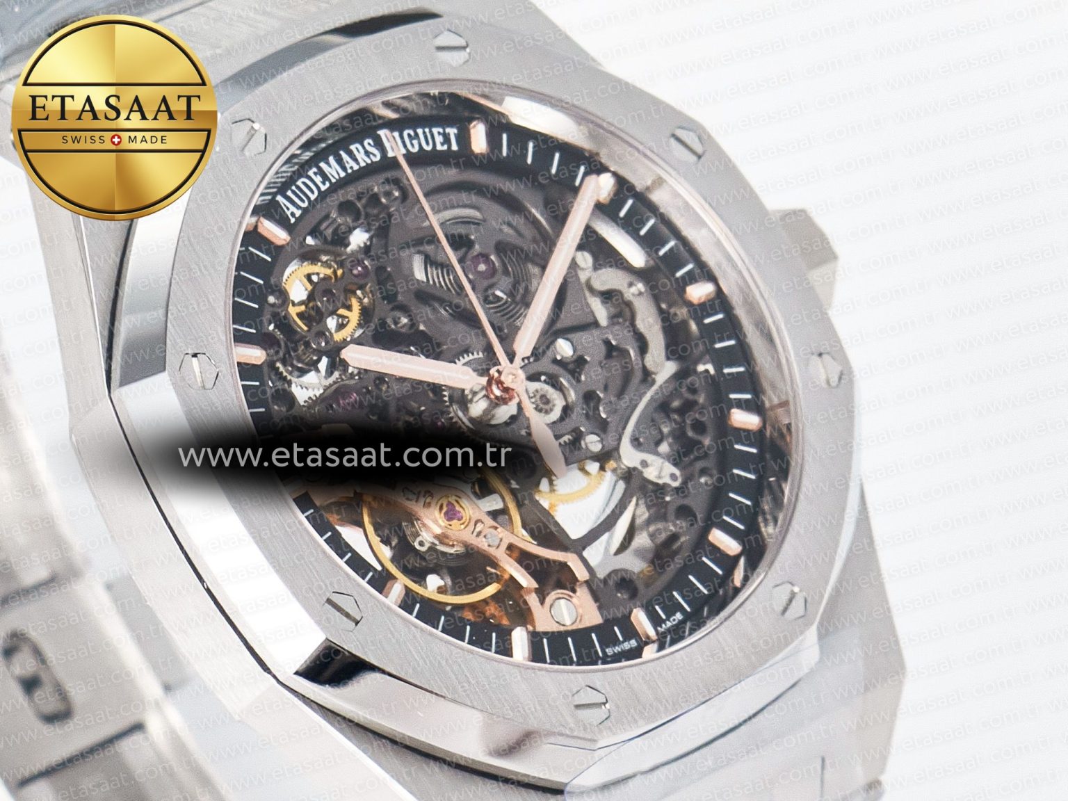 Royal Oak 41mm Openworked 15407 SS THBF 1:1 Best Edition on SS Bracelet SA3132 V2 - Görsel 5