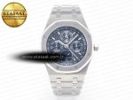 Royal Oak 41mm Perpetual Calendar 26574 SS APSF 1:1 Best Edition Blue Dial on SS Bracelet A5134 (CHS) - Görsel 3